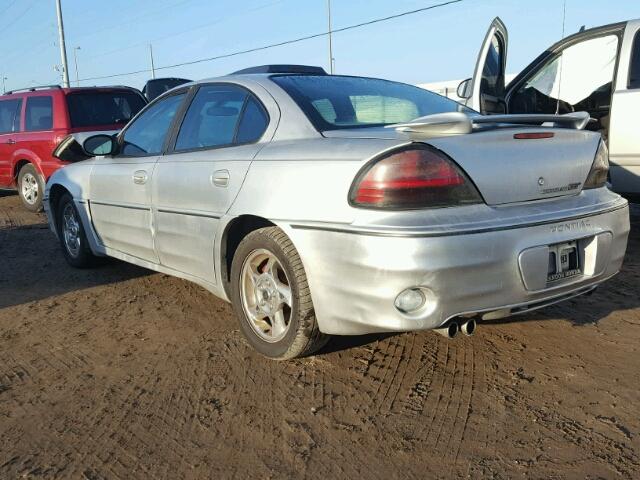 1G2NW52E43C116190 - 2003 PONTIAC GRAND AM G SILVER photo 3