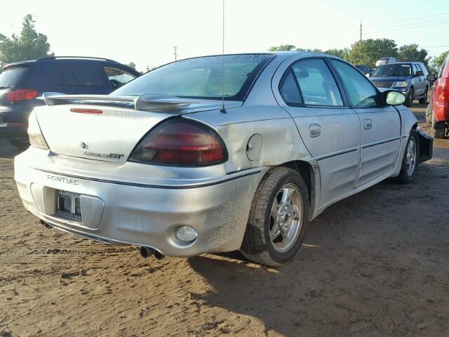 1G2NW52E43C116190 - 2003 PONTIAC GRAND AM G SILVER photo 4