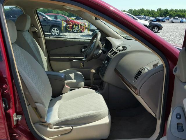 1G1ZT52845F280601 - 2005 CHEVROLET MALIBU LS MAROON photo 5