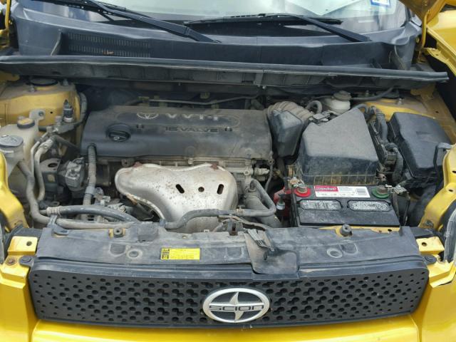 JTLKE50E181058826 - 2008 TOYOTA SCION XB Sarı foto 7
