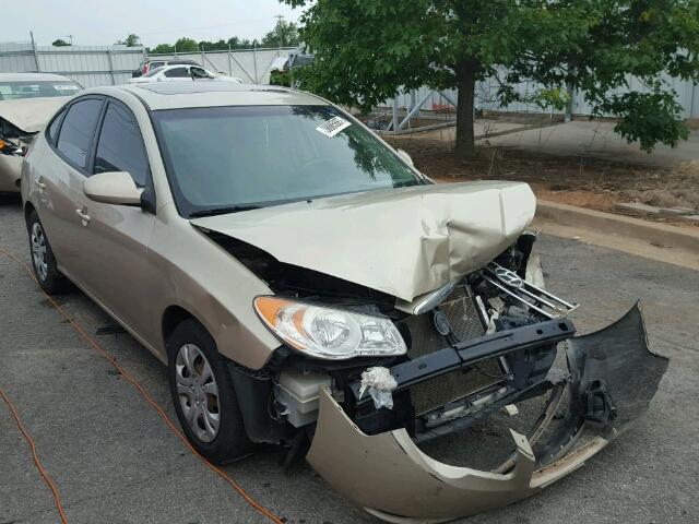 KMHDU4AD4AU072890 - 2010 HYUNDAI ELANTRA BL GOLD photo 1