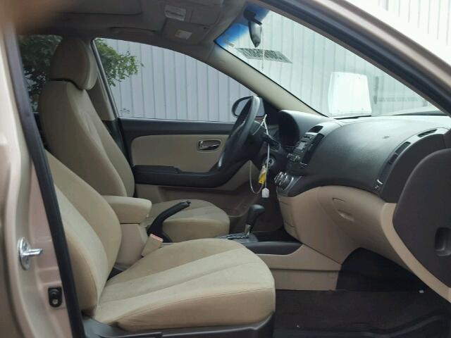 KMHDU4AD4AU072890 - 2010 HYUNDAI ELANTRA BL GOLD photo 5