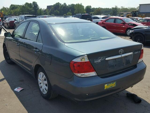4T1BE32K35U038683 - 2005 TOYOTA CAMRY LE 绿色 照片 3