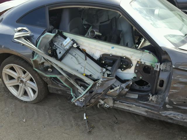 1C3AN69L25X034532 - 2005 CHRYSLER CROSSFIRE GRAY photo 9