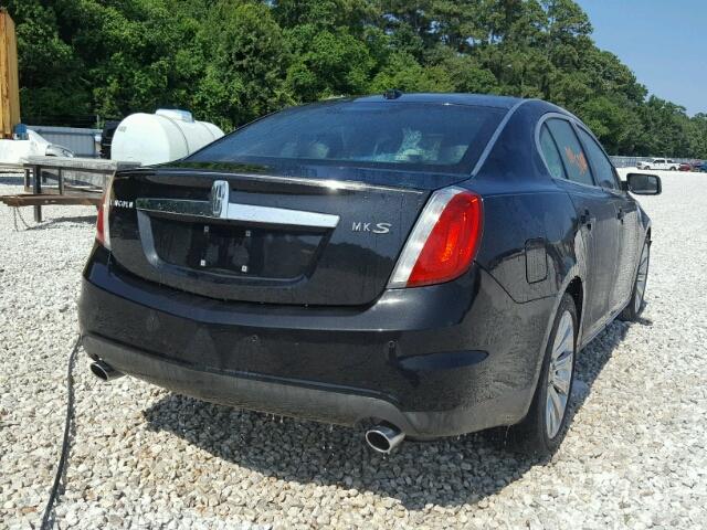 1LNHL9DR0BG612759 - 2011 LINCOLN MKS BLACK photo 4