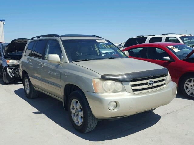 JTEHF21A630144978 - 2003 TOYOTA HIGHLANDER GOLD photo 1