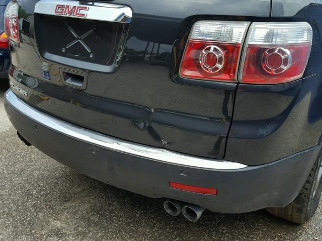 1GKER23707J118770 - 2007 GMC ACADIA SLT გრაფიტი ფოტო 9