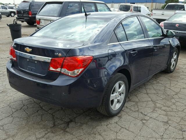 1G1PC5SB8E7473010 - 2014 CHEVROLET CRUZE LT BLUE photo 4