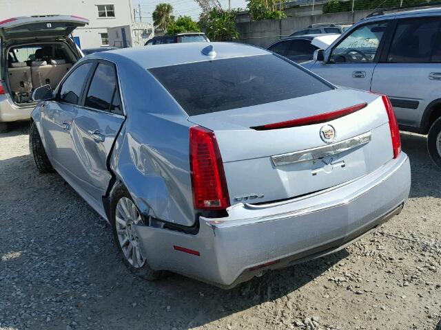 1G6DH5E55D0119411 - 2013 CADILLAC CTS SILVER photo 3