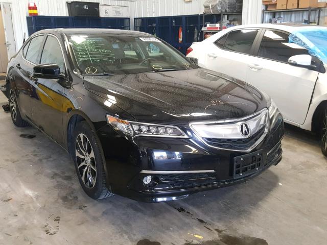 19UUB1F54FA011012 - 2015 ACURA TLX TECH შავი ფოტო 1
