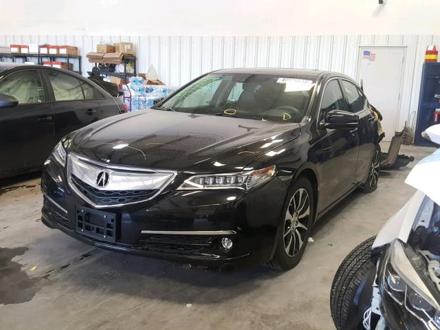 19UUB1F54FA011012 - 2015 ACURA TLX TECH შავი ფოტო 2