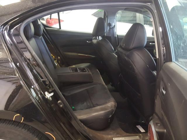 19UUB1F54FA011012 - 2015 ACURA TLX TECH შავი ფოტო 6