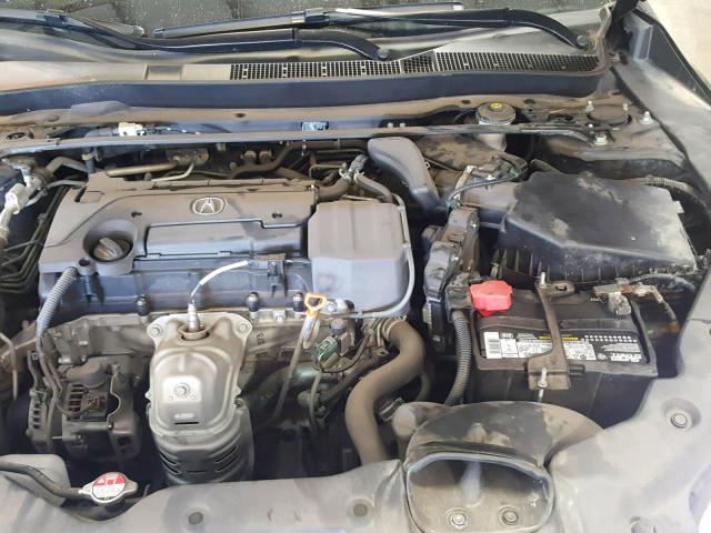 19UUB1F54FA011012 - 2015 ACURA TLX TECH შავი ფოტო 7