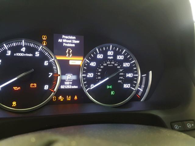 19UUB1F54FA011012 - 2015 ACURA TLX TECH შავი ფოტო 8