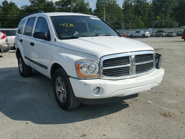 1D4HD48N66F140092 - 2006 DODGE DURANGO SL WHITE photo 1