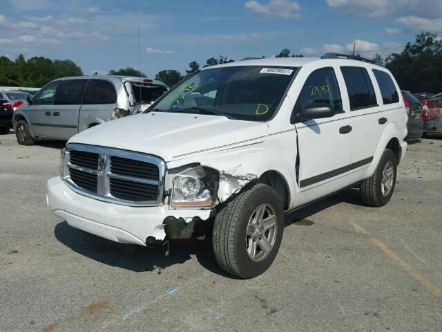 1D4HD48N66F140092 - 2006 DODGE DURANGO SL WHITE photo 2