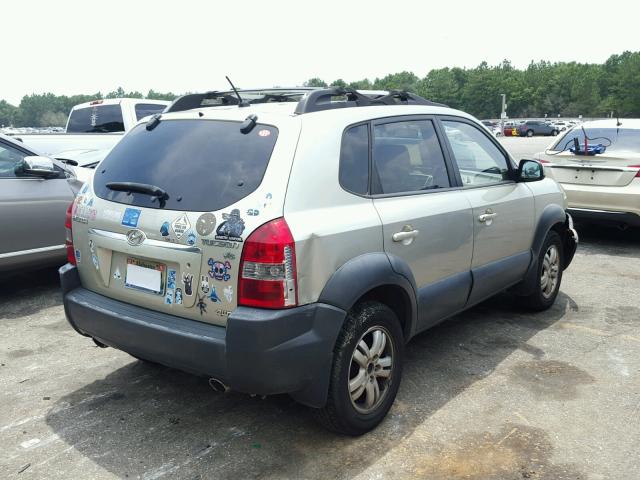 KM8JN72D48U773357 - 2008 HYUNDAI TUCSON SE GREEN photo 4