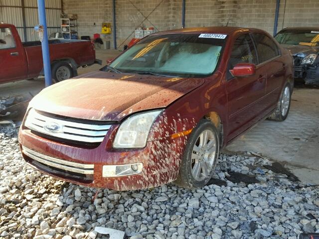 3FAHP08ZX7R150912 - 2007 FORD FUSION BURGUNDY photo 2