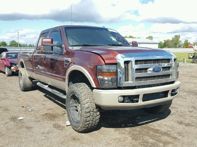 1FTWW31R48EB69587 - 2008 FORD F350 BROWN photo 1