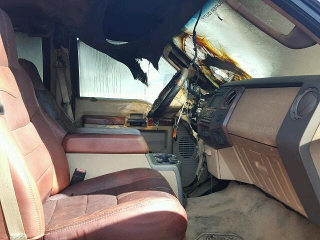 1FTWW31R48EB69587 - 2008 FORD F350 BROWN photo 5