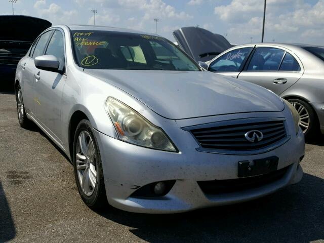 JN1CV6AP9AM404182 - 2010 INFINITI G37 BASE SILVER photo 1