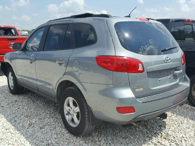 5NMSG13DX8H180334 - 2008 HYUNDAI SANTA FE G GRAY photo 3