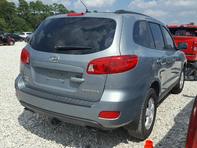 5NMSG13DX8H180334 - 2008 HYUNDAI SANTA FE G GRAY photo 4