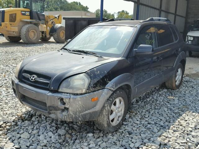 KM8JN72DX5U065643 - 2005 HYUNDAI TUCSON BLACK photo 2