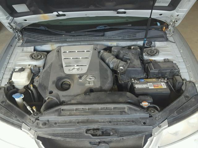 KMHFC46F28A309796 - 2008 HYUNDAI AZERA SE SILVER photo 7