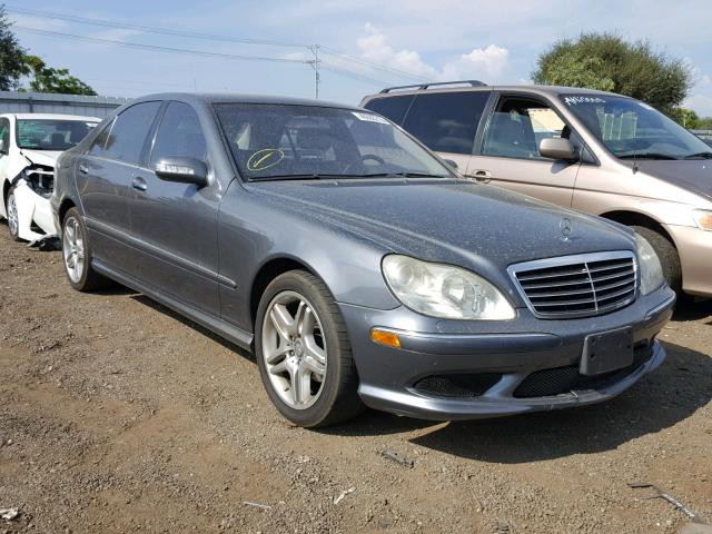 WDBNG75J06A471322 - 2006 MERCEDES-BENZ S 500 GRAY photo 1