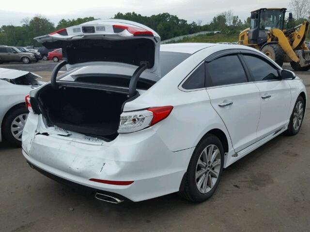 5NPE34AF3HH488883 - 2017 HYUNDAI SONATA SPO WHITE photo 4