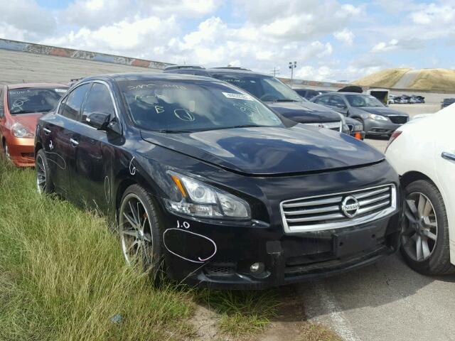 1N4AA5AP7CC841901 - 2012 NISSAN MAXIMA BLACK photo 1