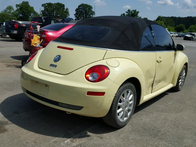 3VWRF31Y76M321211 - 2006 VOLKSWAGEN NEW BEETLE Sarı foto 4