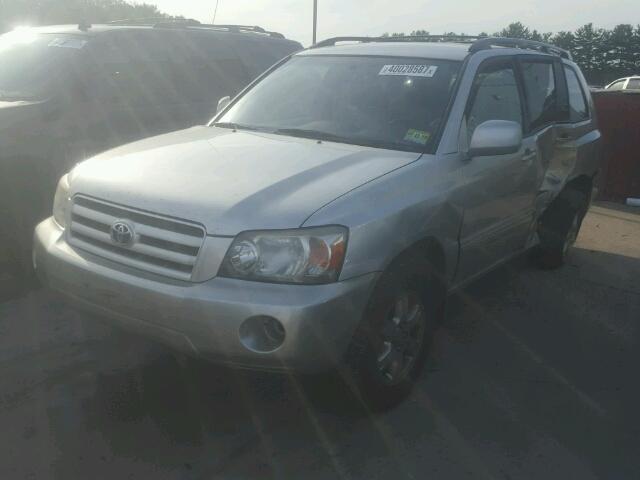 JTEEP21A060167628 - 2006 TOYOTA HIGHLANDER GRAY photo 2