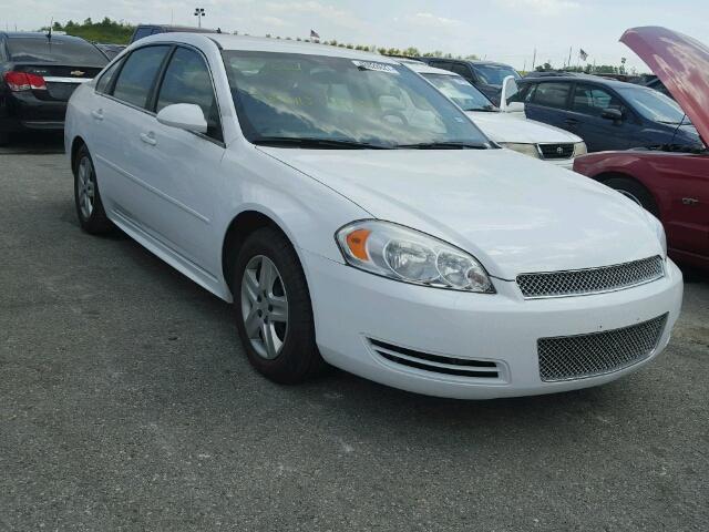 2G1WF5EK0B1151579 - 2011 CHEVROLET IMPALA LS WHITE photo 1