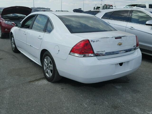 2G1WF5EK0B1151579 - 2011 CHEVROLET IMPALA LS WHITE photo 3