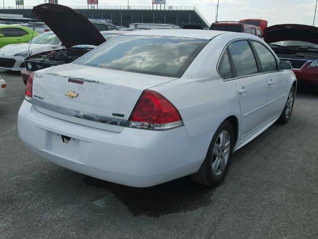 2G1WF5EK0B1151579 - 2011 CHEVROLET IMPALA LS WHITE photo 4