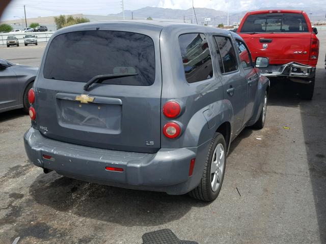 3GNDA13D98S544091 - 2008 CHEVROLET HHR LS GRAY photo 4