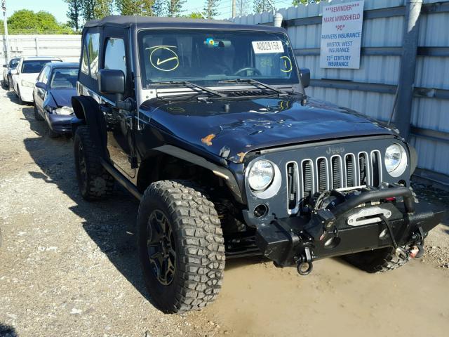 1C4AJWAG8GL191434 - 2016 JEEP WRANGLER S BLACK photo 1