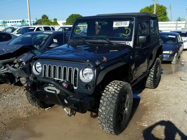 1C4AJWAG8GL191434 - 2016 JEEP WRANGLER S BLACK photo 2