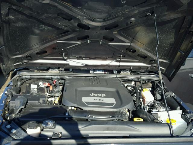 1C4AJWAG8GL191434 - 2016 JEEP WRANGLER S BLACK photo 7