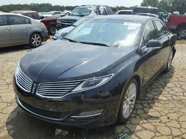 3LN6L2GK1DR801073 - 2013 LINCOLN MKZ BLACK photo 2