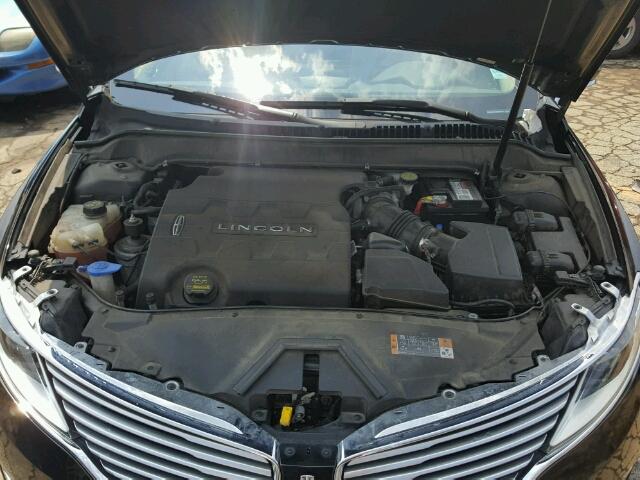 3LN6L2GK1DR801073 - 2013 LINCOLN MKZ BLACK photo 7