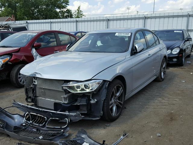 WBA3B9G53DNR90113 - 2013 BMW 335 XI SILVER photo 2