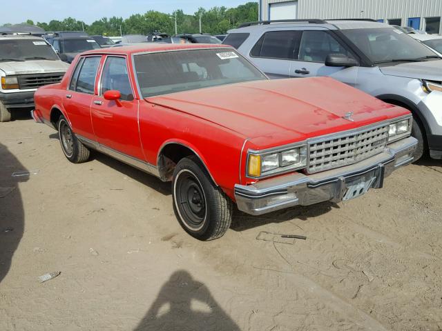 1G1BN69H6FH108342 - 1985 CHEVROLET CAPRICE CL RED photo 1