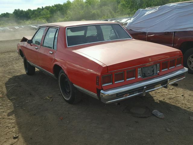 1G1BN69H6FH108342 - 1985 CHEVROLET CAPRICE CL RED photo 3