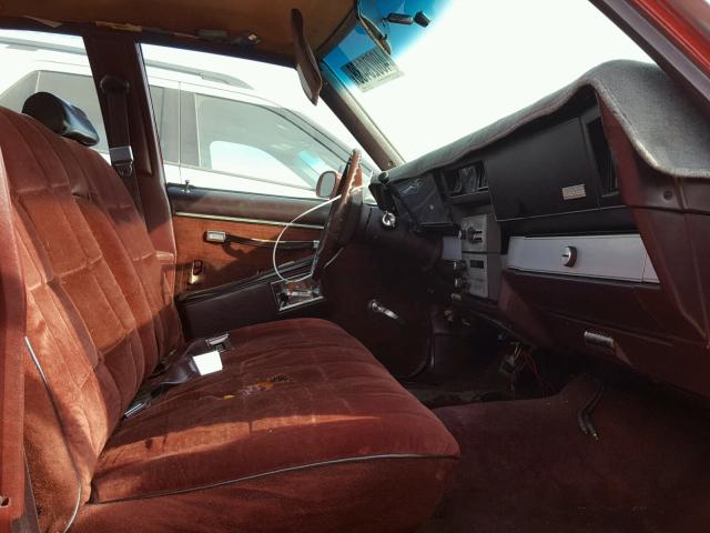 1G1BN69H6FH108342 - 1985 CHEVROLET CAPRICE CL 红色 照片 5