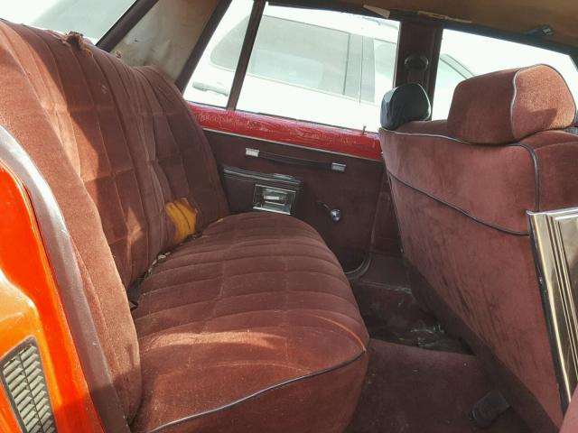 1G1BN69H6FH108342 - 1985 CHEVROLET CAPRICE CL 红色 照片 6