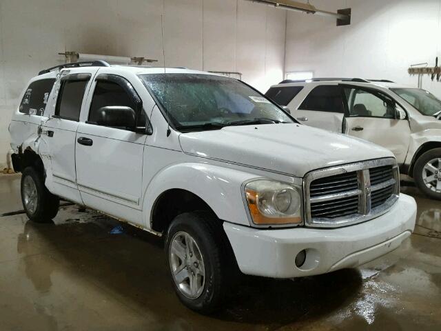 1D4HB58D05F558830 - 2005 DODGE DURANGO LI WHITE photo 1