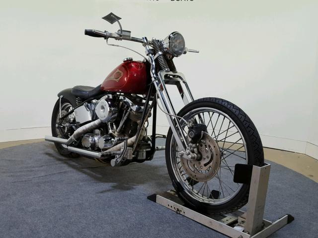 2A30202H2 - 1972 HARLEY-DAVIDSON DAVIDSON RED photo 2